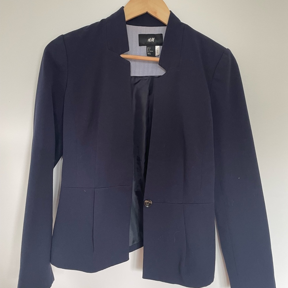 Navy blazer from H&M